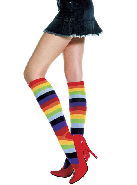 rainbow striped stockings|rainbow waterproof stockings for women.